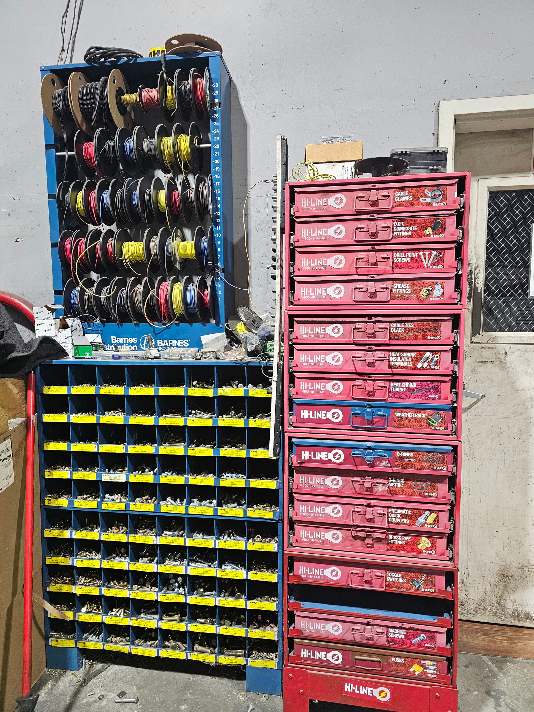 Parts inventory · hardware & supplies